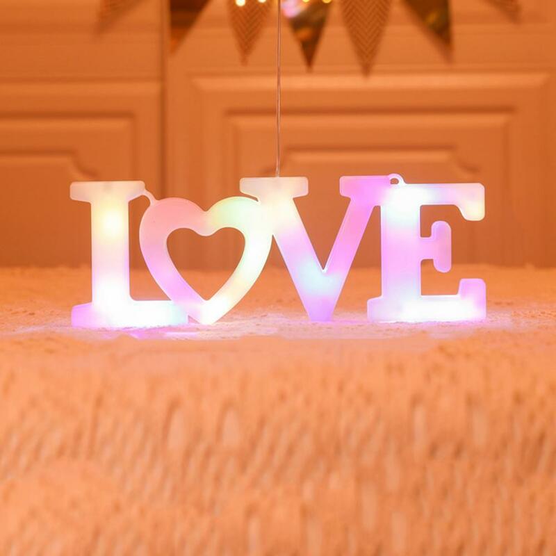 مصابيح LED على شكل قلب لعيد الحب ، تسجيل الاقتراح ، الزفاف ، الديكور الاحتفالي ، الحفلة الرومانسية