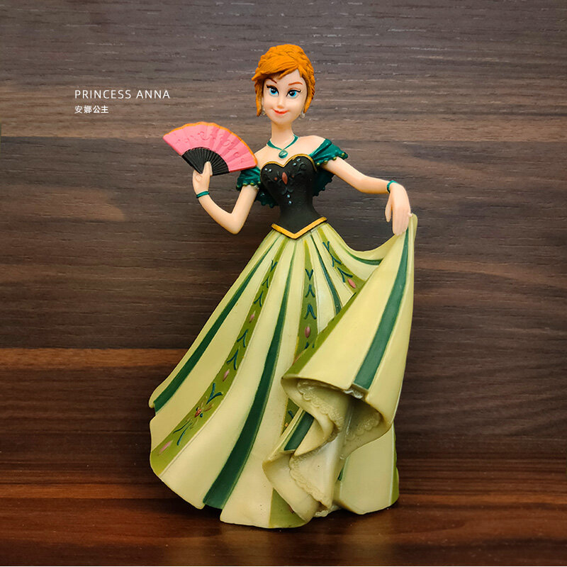 ديزني الأميرة دمية الياسمين سندريلا سنو وايت إلسا متشابكة الأميرة 19 سنتيمتر عمل الشكل كعكة تزيين بك الشكل اللعب هدية