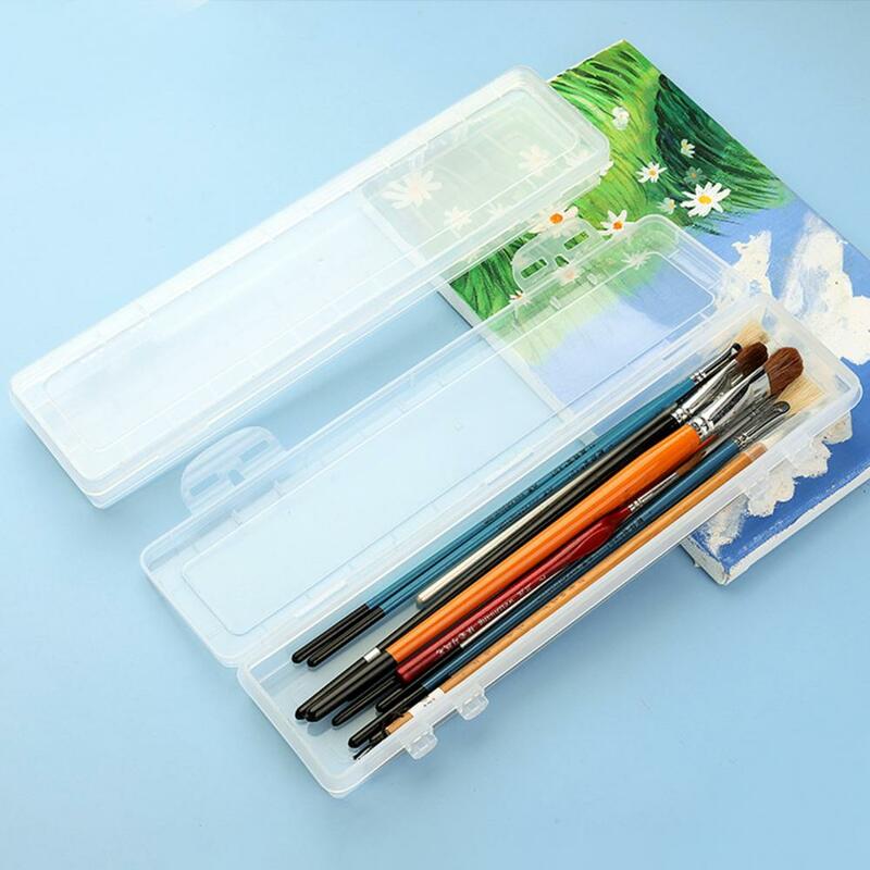 حاوية القلم الموضة قابلة لإعادة الاستخدام لا رائحة صندوق تخزين المراهقين مريحة أقلام صندوق أدوات مكتبية