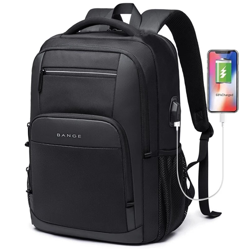 جديد سعة كبيرة 15.6 بوصة حقيبة المدرسة اليومية USB شحن المرأة حقيبة كمبيوتر محمول للمراهقين