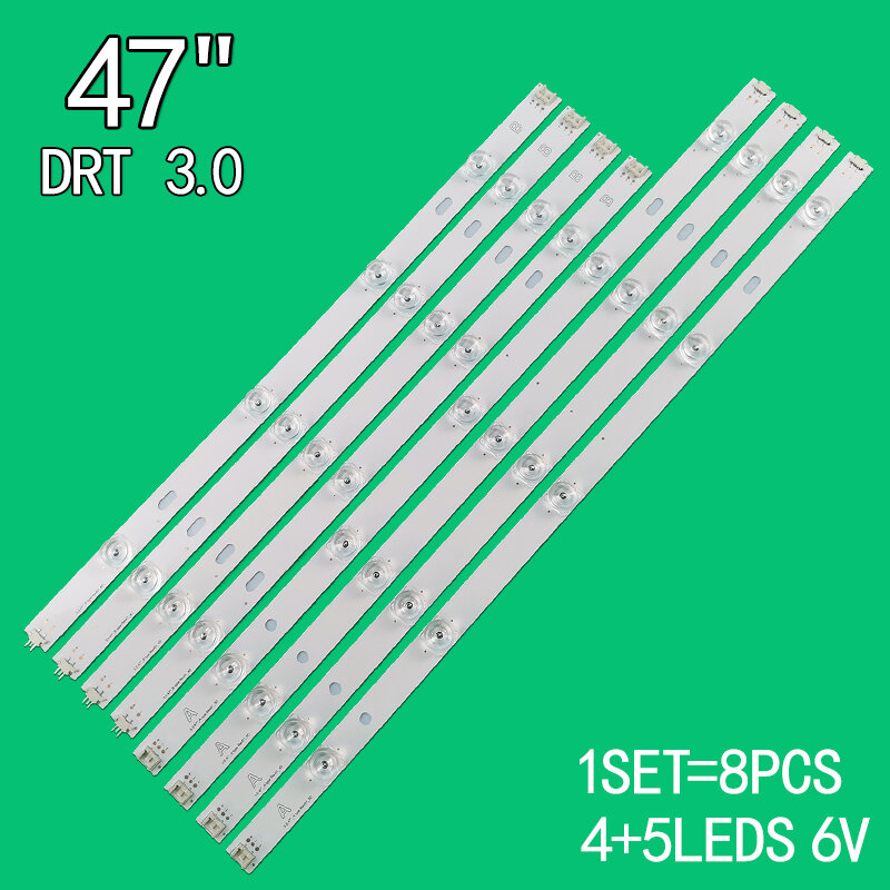ل LG47LB مربع عدسة 9 مصباح ، مجموعة من 4A + 4B inنوت k DRT 3.0 47 ''-نوع REV01-5D LED الخلفية