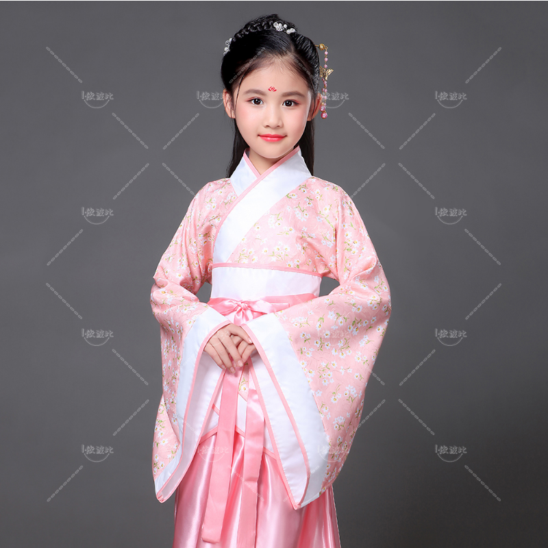 الملابس التقليدية الصينية للأطفال ، هانفو ، فستان الملكة ، الملابس القديمة ، الأزياء النسائية ، الزي التقليدي للفتيات