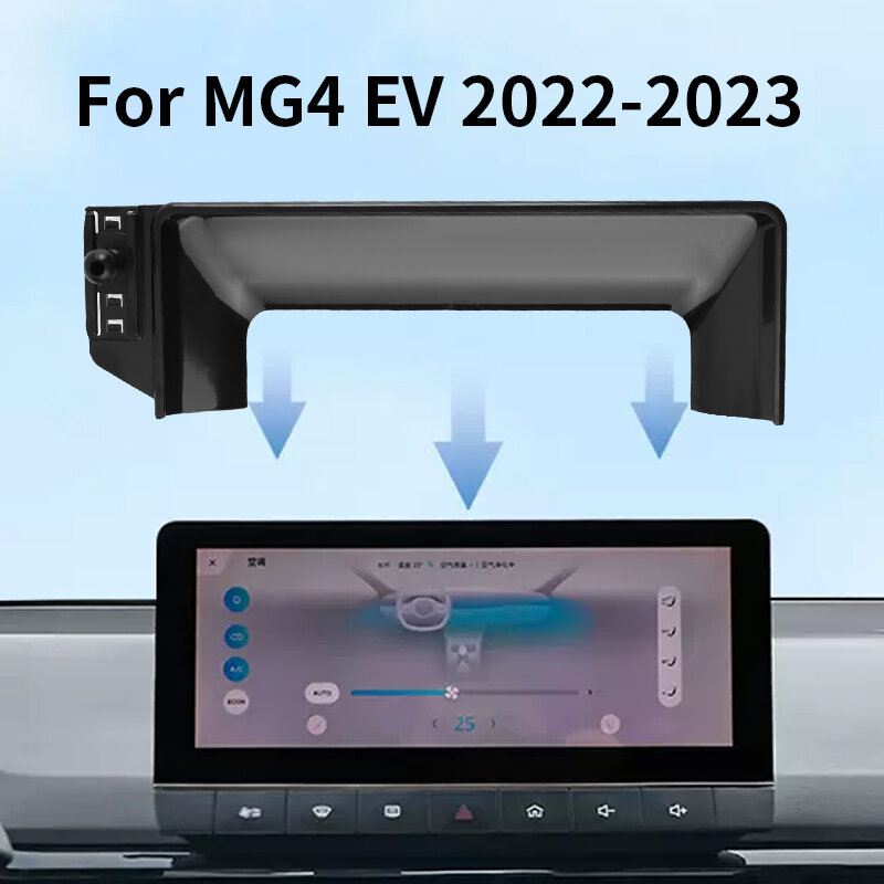 حامل هاتف السيارة ل MG 4 EV 2022 جديد شاشة الطاقة الملاحة اللاسلكية بولز تنسيق كبير الملحقات