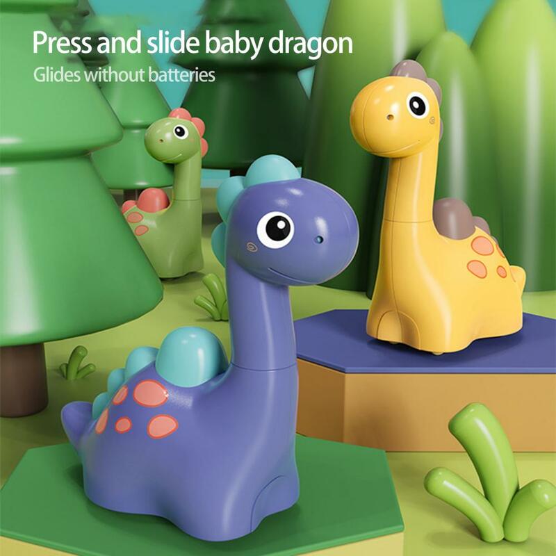 لعبة ديناصور ذات تأثير صوتي قابل للتدوير للأطفال ، مظهر حيوي ، 360 درجة ، رقبة قابلة للتدوير ، لون مشرق ، سحب إبداعي ، هدية سيارة منزلقة