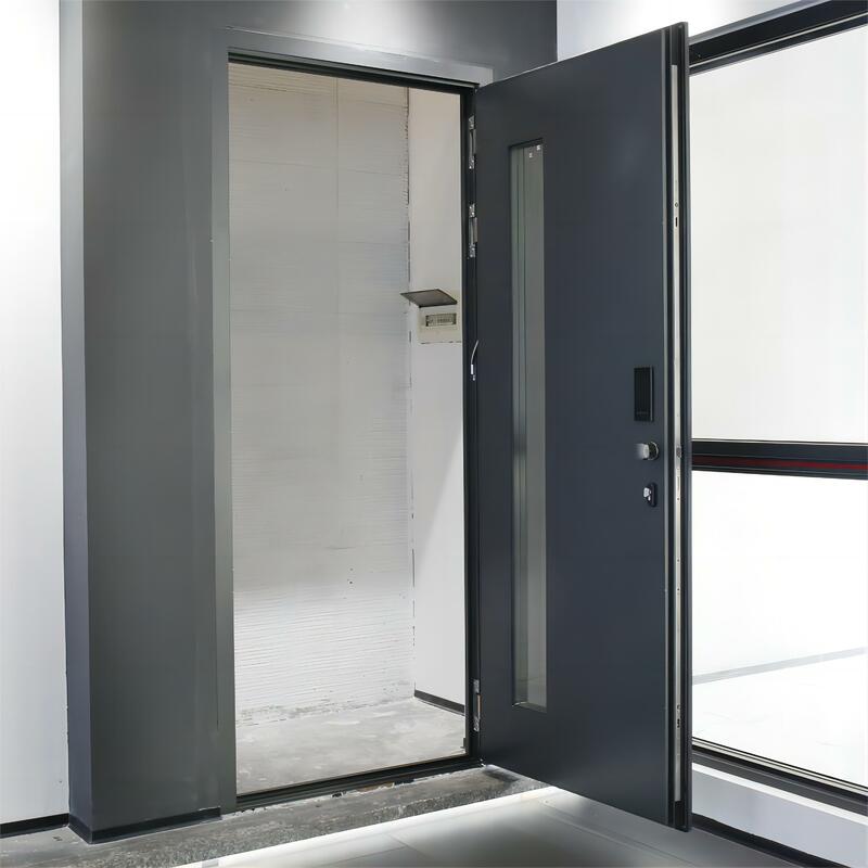 Sixinalu-باب أمامي للمدخل الخارجي المنزلي ، ملف جانبي آمن من سبائك الألومنيوم ، حجم ولون مخصص