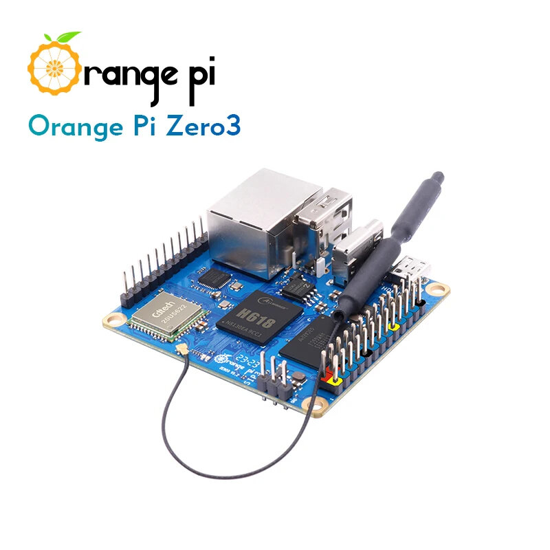 Orange Pi Zero 3 لوحة تطوير ، كمبيوتر لوحي واحد ، 1 جيجابايت ، 2 جيجابايت ، ذاكرة وصول عشوائي 4 جيجابايت ، DDR4 Allwinner ، H618 ، واي فاي ، بلوتوث ، كمبيوتر صغير ، SBC