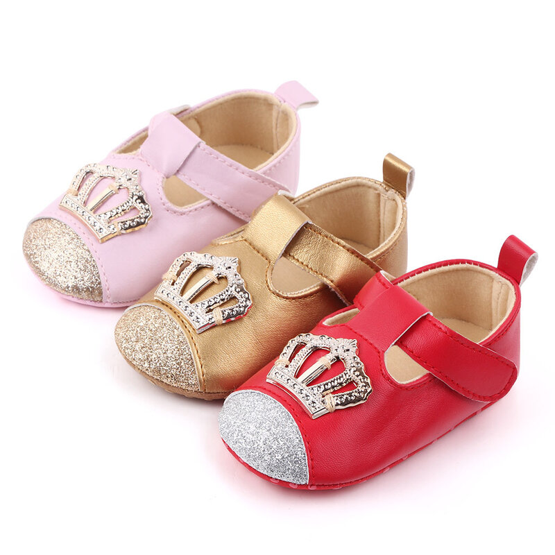 Newborn Infant Baby Bow Girls Soft Sole Prewalker Warm Casual Flats Shoes Baby Girl Shoes