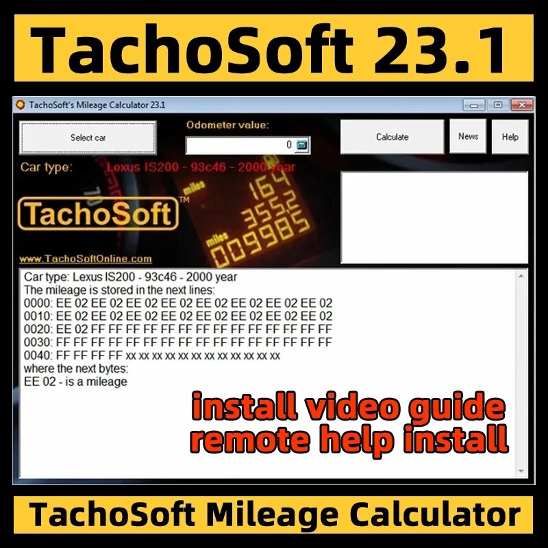 آلة حاسبة TachoSoft مع ترخيص متصدع ، الإصدار الكامل ، يدعم العديد من ماركات السيارات ، برنامج إصلاح السيارات ، عرض رائع ،
