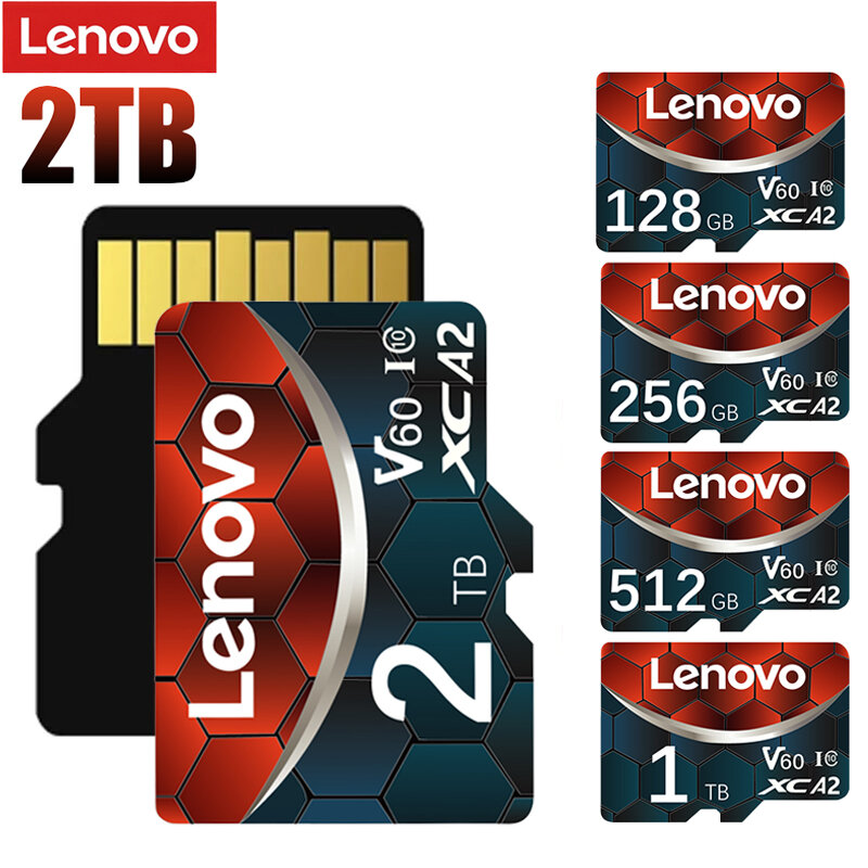 بطاقة لينوفو ميكرو TF SD عالية السرعة ، بطاقة ذاكرة أصلية ، 1 IC ، 2 IC ، 24 GB ، V60 ، U3 ، بطاقة TF لتبديل نيتنو ، PS4 ، لعبة PS5