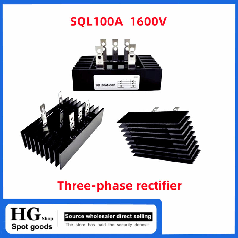 ثلاث مراحل جسر المعدل وحدة ، SQL100A1600 فولت ، 1000 فولت ، 40A ، 60A ، 80A ، 100A ، 150A ، 1000 فولت