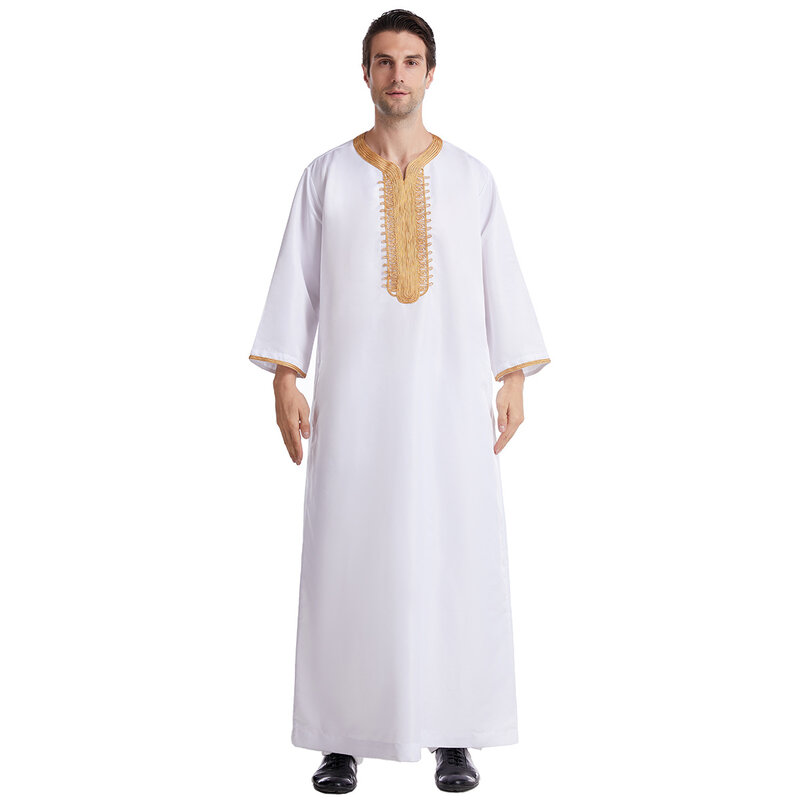 ملابس إسلامية رجالية من Jubba Thobe ملابس إسلامية رجالية رمضانية فستان عباءة طويل رداء سعودي ملابس رجالية قفطان جوبه دبي ملابس عربية