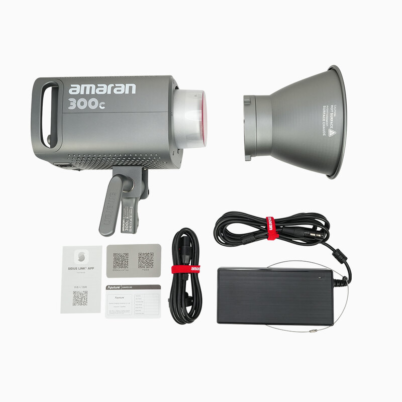 Aputure Amaran 300c COB التصوير الإضاءة 2500-7500K ثنائي اللون RGB بونز يتصاعد سيدوس لينك App التحكم لتسجيل الفيديو