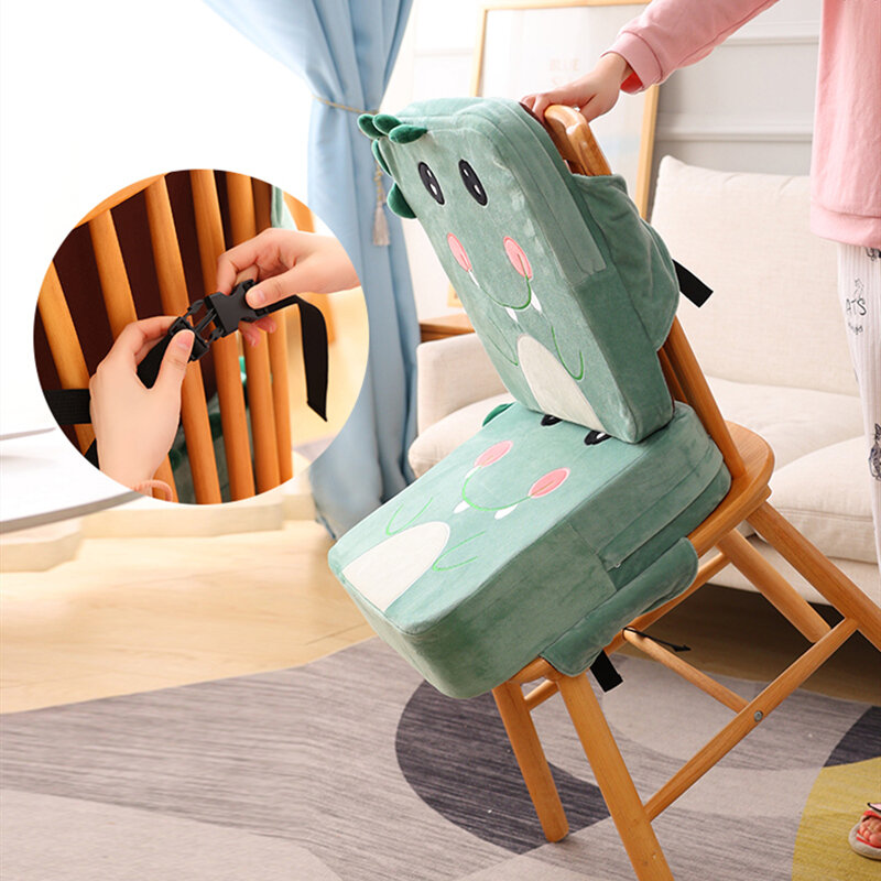 المحمولة الأطفال زيادة وسادة كرسي لينة قابل للتعديل للإزالة كرسي مرتفع الداعم مقعد وسادة كرسي لرعاية الطفل