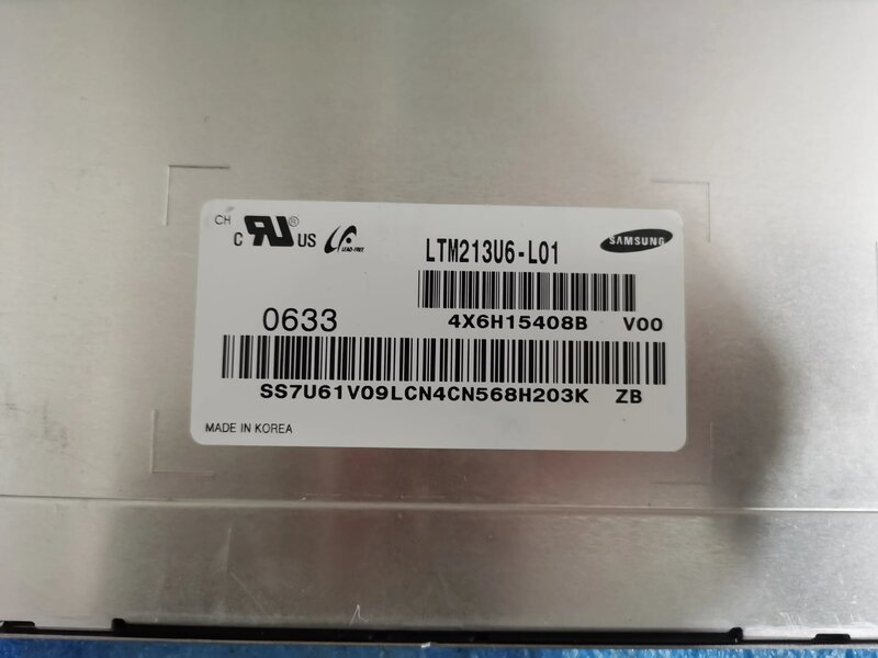 شاشة صناعية أصلية LTM213U6-L01 ، شاشة مقاس 21.3 بوصة ، تم اختبارها ، متوفر