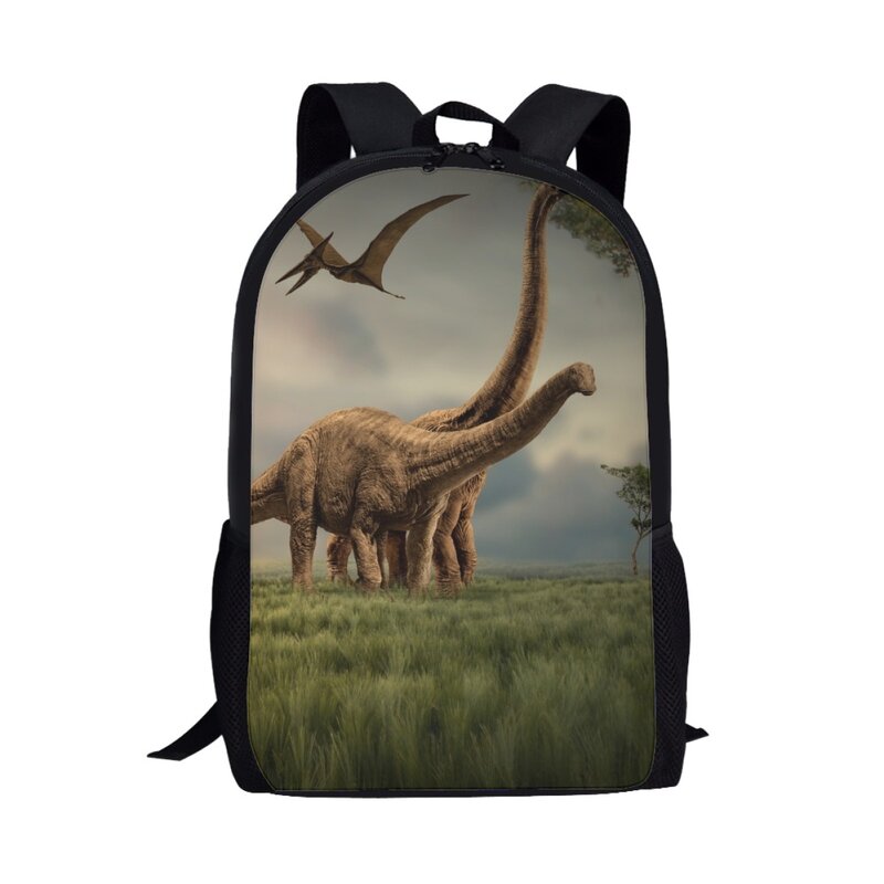 الحيوانات طباعة كول ديناصور الحقائب المدرسية لصبي عادية المدرسة المتوسطة الطالب على ظهره في سن المراهقة محمول Daypack حقائب الظهر هدية