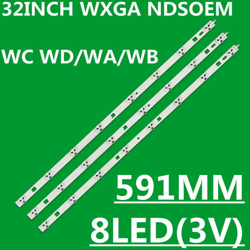 شريط إضاءة خلفية ليد لـ 100 ، من من نوع LIG innoek 32 "، WXGA ، NDSOEM ، WC ، WD ، LC320DXJ ، SF ، جديد ، 90 شخص
