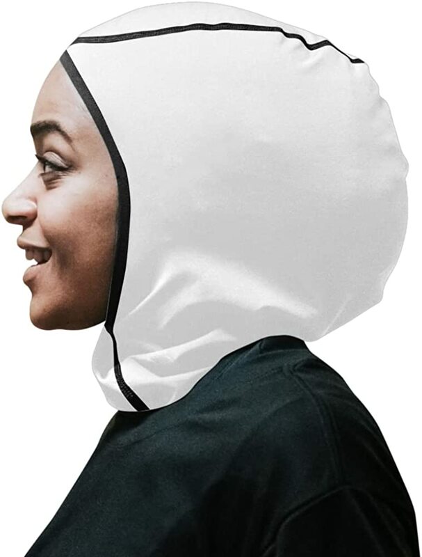 المرأة برو الرياضة الحجاب وشاح لحظة 1 قطعة شبكة تنفس جيرسي رئيس الأوشحة أغطية الرأس جاهزة لارتداء الحجاب العمائم