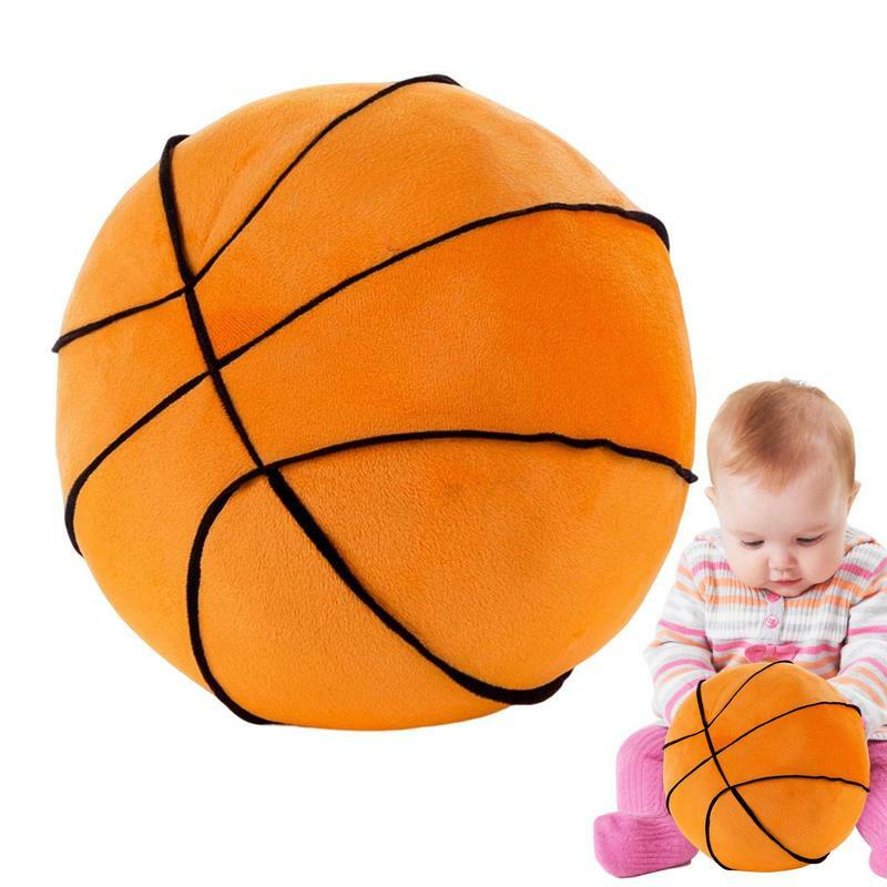 كرة السلة أفخم وسادة لينة محشوة كرة السلة أفخم الوسائد الكرة على شكل النوم السفر وسادة أريكة كرسي غرفة نوم