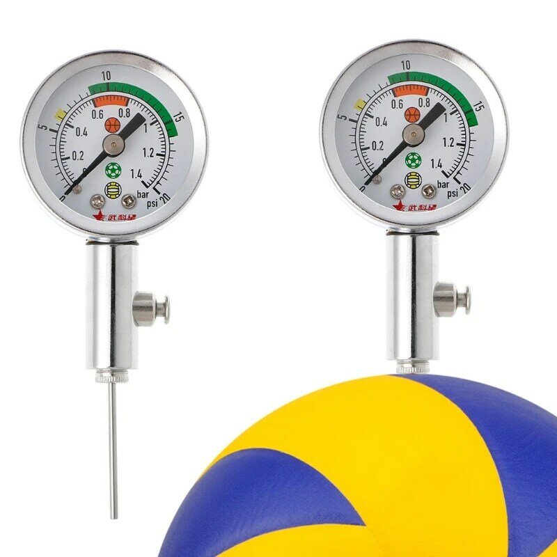 كرة القدم قياس الضغط الهواء مشاهدة كرة القدم الكرة الطائرة كرة السلة بارومترات Y1QE