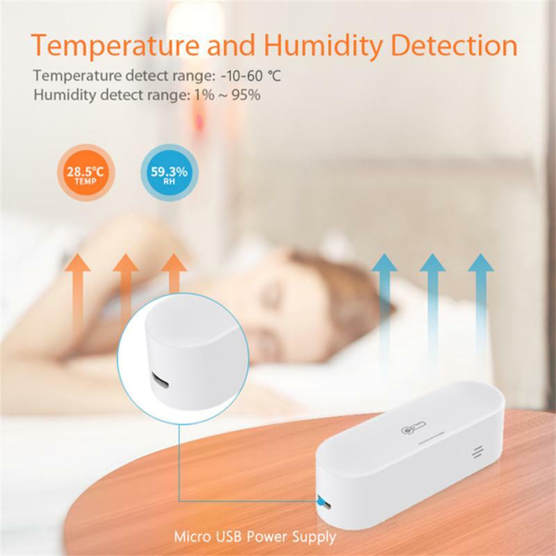 جهاز استشعار درجة الحرارة والرطوبة Tuya-Zigbee ، المنزل الذكي ، جهاز تحكم في عداد الرطوبة الداخلي ، يعمل مع الحياة الذكية ، أليكسا ، جوجل