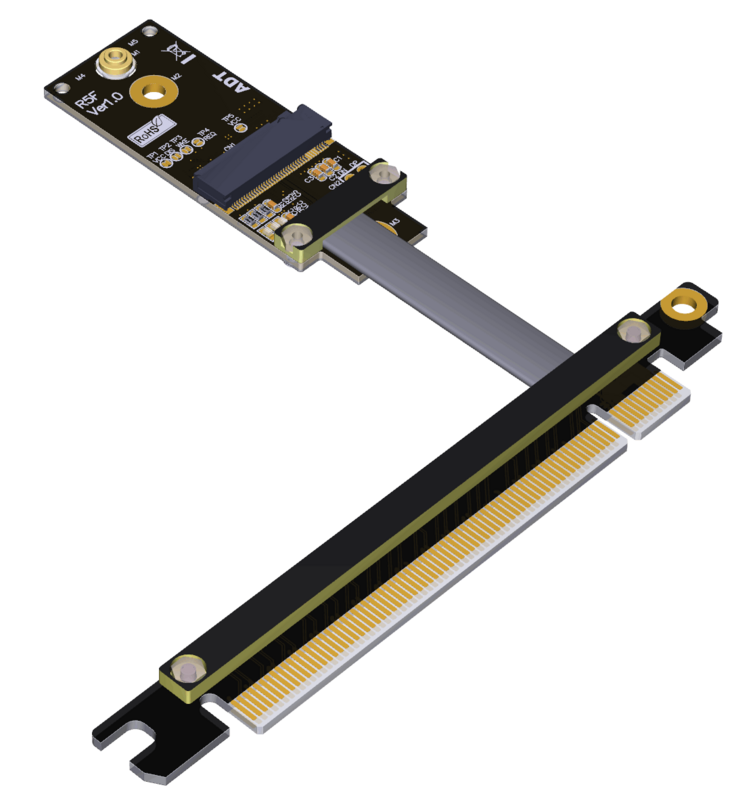 PCIe X16 إلى M.2 A.E. مفتاح واي فاي محول تمديد كابل بطاقة الشبكة اللاسلكية كابل ADT
