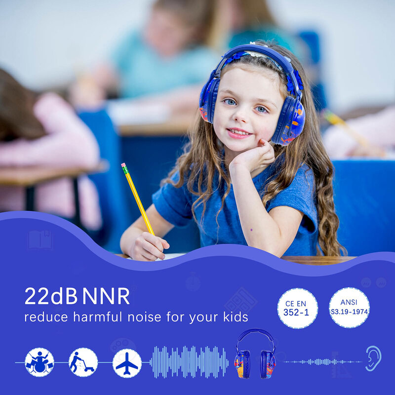 Zohan-حماية للأذن للأطفال والأطفال الصغار ، حماية للأذن ، تقليل الضوضاء ، السلامة ، nrr ، 25db ، التوحد