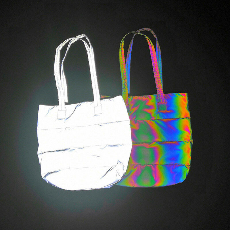 حقائب يد عاكسة ملونة للنساء ، حقائب كتف ، handja ، شارع عالي ، تصميم مناسب ، Y2K ،