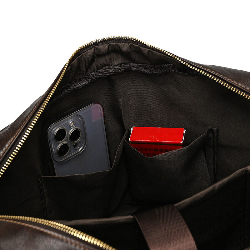 حقيبة جلد طبيعي للرجال ، حقيبة كمبيوتر محمول ، حقائب رسول ، حقيبة رجالي ، طبيعي ، 2024