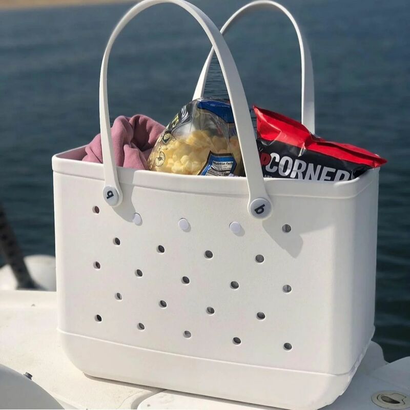 حقيبة حمل للشاطئ قابلة للغسل للنساء ، حقيبة حمل مطاطية ، حقيبة سفر مقاومة للماء ، حقيبة يد للرياضة ، شاطئ ، مسبح سوق