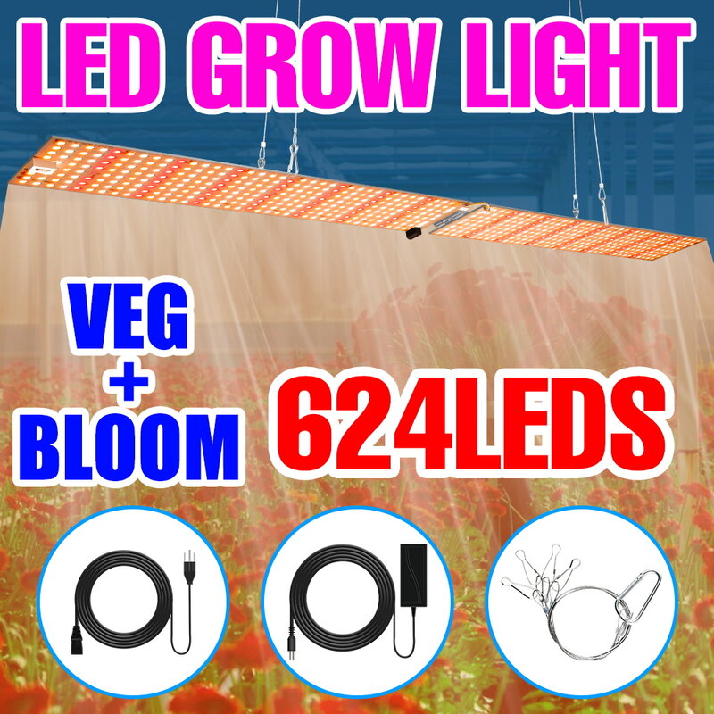 الطيف الكامل النبات LED تنمو ضوء ، مصباح فيتو ، الدفيئة ، أضواء الزراعة المائية ، مجلس الكم ، تنمو خيمة ، زهرة ، الشتلات