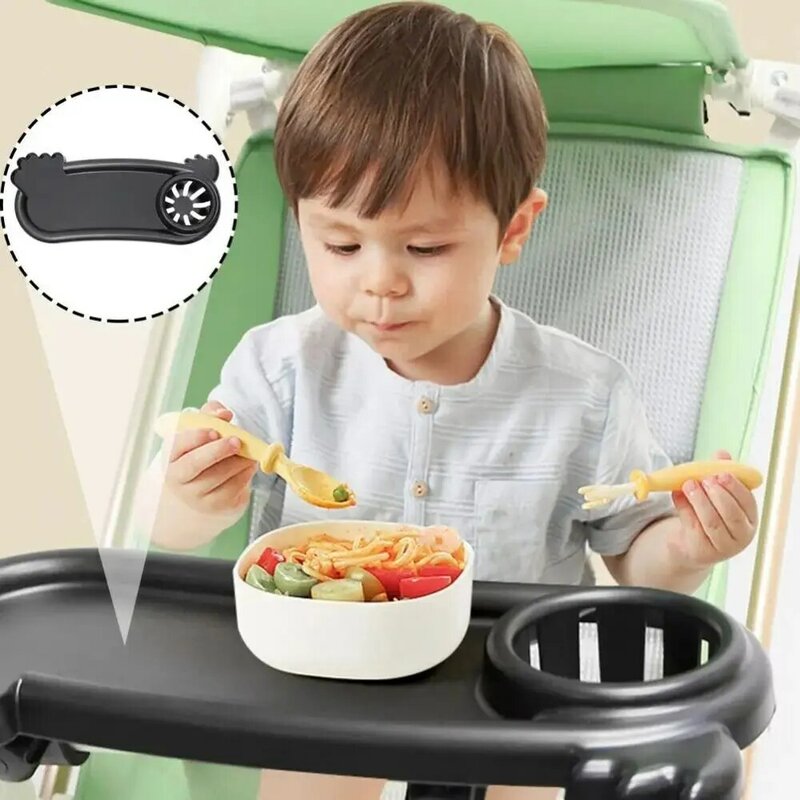 عربة أطفال صينية طاولة عشاء ، عربة أطفال ABS ، صينية وجبات خفيفة عربة ، لوازم تغذية ، ملحق طفل صغير ، 3 في 1