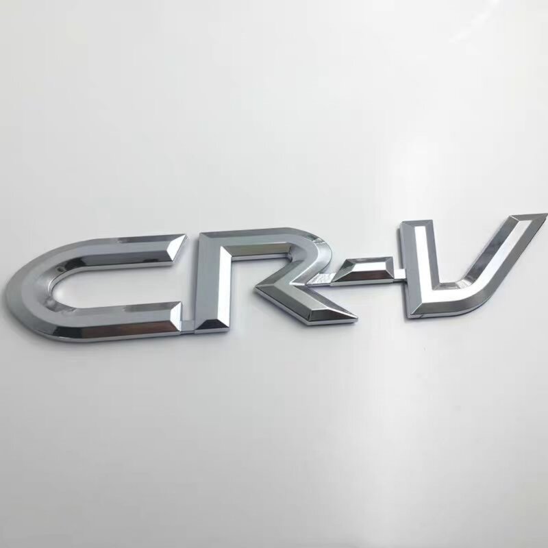 ملصقات شعار سيارة ABS ثلاثية الأبعاد ، صندوق خلفي ، شارات جانبية لشارة الجناح ، ملحقات سيارات لتصفيف الملصقات ، CRV ، من ، حرف ، 1 من ABS