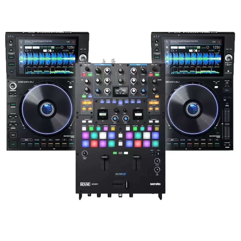 حزمة خلاط وأغطية ، مشغلات Dyson DJ SC6000 و Denon DJ x18 ، للبيع في الربيع ، في المبيعات