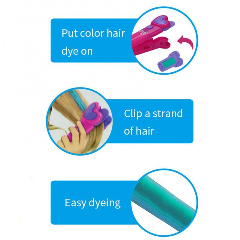 غير سامة صبغ الشعر عصا للأطفال ، عطلة تنكرية ، أدوات تصفيف الشعر تأثيري