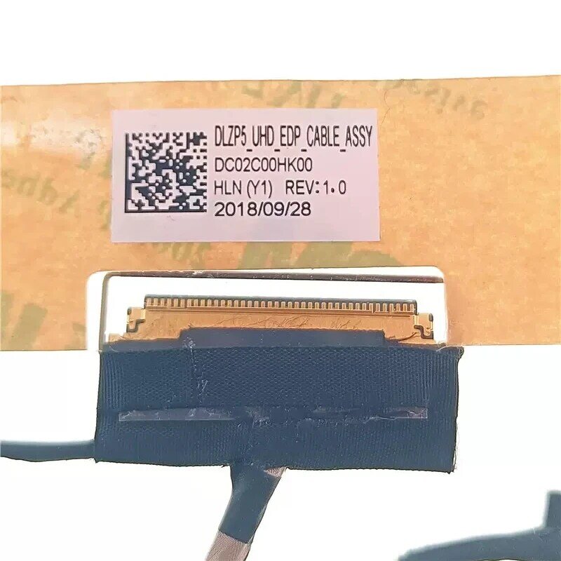 كابل LCD UHD الأصلي للكمبيوتر المحمول ، مناسب لأجهزة Lenovo YOGA 730-15 ، 730-15IKB ، 730-1-15isk ، 4K ، 5B20Q96447 ، 5C10Q96452 ، DC02C00HK00 ، جديد