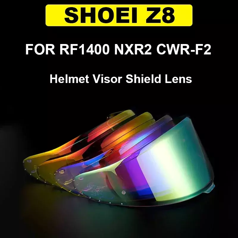 ل SHOEI RF1400 NXR2 CWR-F2 CWR-F2R Z8 X15 X-خمسة عشر X-SPR برو خوذة قناع عدسة درع واقية من الشمس الزجاج الأمامي حماية موتو