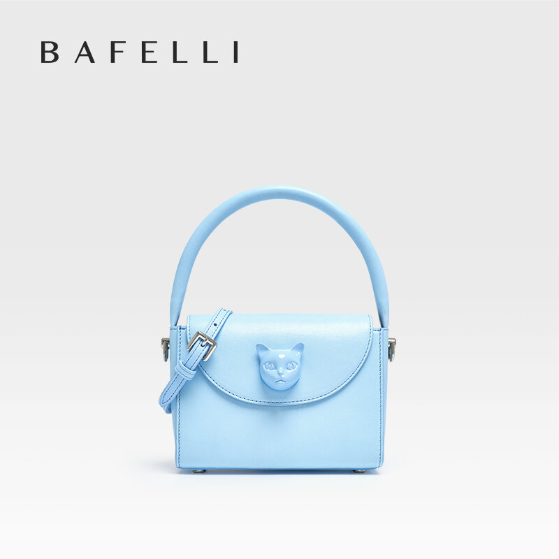 حقيبة يد جلدية صغيرة للنساء من Bafelli ، محفظة Crossbody Cat ، أزياء مصممة ، علامة تجارية جديدة ، أصلية ، أسلوب مصمم ،
