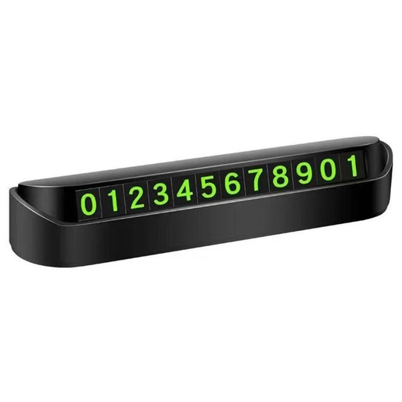 لوحة رقم هاتف وقوف السيارات المؤقت ، رقم الهاتف ، 13x2.5cm