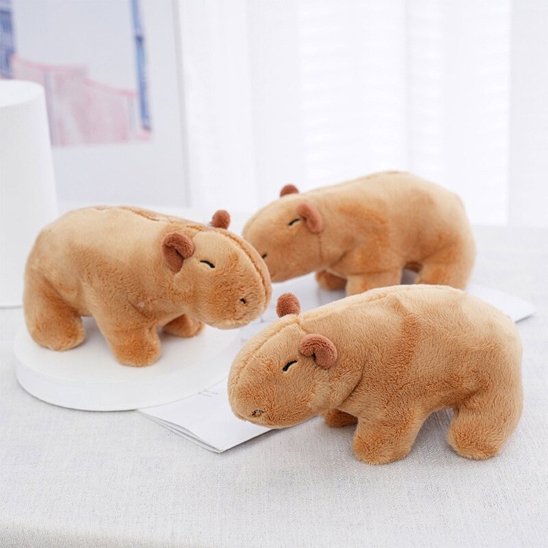 لينة أفخم لعبة Capybara محشوة الطفل النوم دمية غرفة الاطفال الديكورات الأريكة غرفة نوم عناق وسادة مخلب آلة العرض