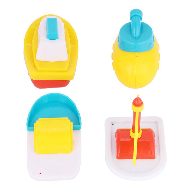 نموذج سفينة بلاستيكية للأطفال الصغار ، ألعاب حمام للأطفال ، حوض استحمام عائم ، ألعاب مياه للفتيان والفتيات ، 4 سنوات