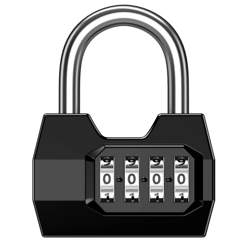 4 أرقام قفل للأمتعة قفل في الهواء الطلق الصالة الرياضية بأمان رمز قفل قبو كلمة السر قفل مكافحة سرقة قفل خزانة قفل الباب