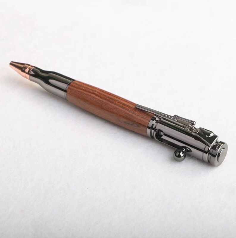 قلم حبر جاف للطلاب الذكور ، جل ضغط القلم ، الخشب الصلب ، المعدن ، القيمة العالية ، مروحة عسكرية