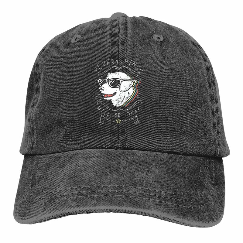 قبعة بيسبول مغسولة للرجال ، قبعات سناباك لسائقي الشاحنات والكلاب ، قبعة أبي ، قبعات جولف