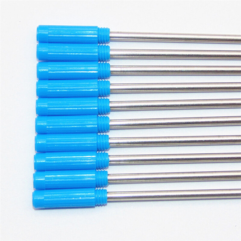 10pcslot cross type ballpoint pen reflist special ballpoint pen rod rod rod katridge core ink ink black blue ink 11.6 cm