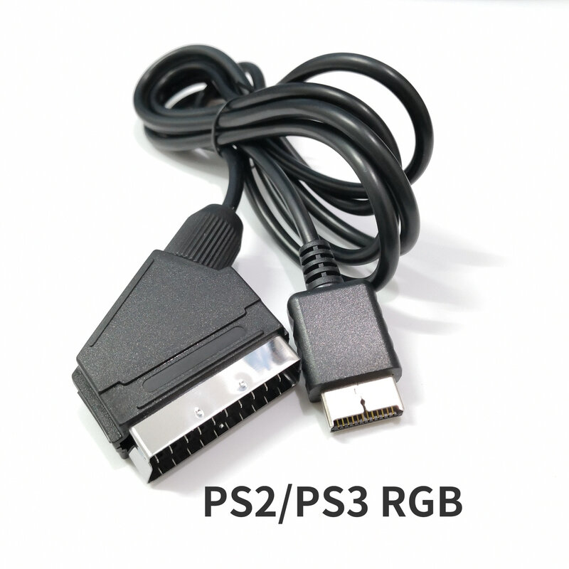 كابل رصاص سكارت RGB لكابل PS2/PS3 سكارت RGB سيجا-ميجا Drive2-نشأة 2 ميجادريف 2 MD1/MD2 RGB AV سكارت كابل 1.8 متر D11