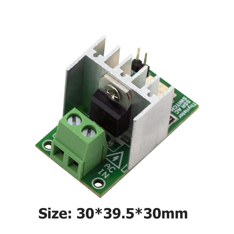 SSR-مفتاح ترحيل الحالة الصلبة ، 3.3 فولت-12 فولت تيار متردد ، 220 فولت/5 أمبير (بحد أقصى 10 أمبير)