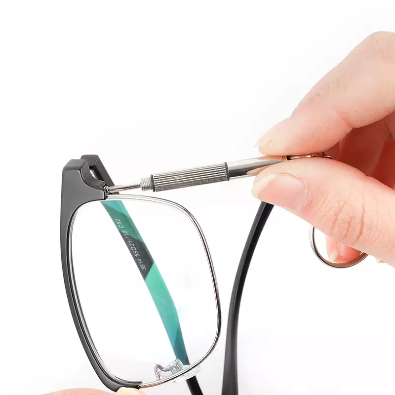 3 في 1 نظارات المفكات طقم إصلاح مع سلسلة المفاتيح ساعة إصلاح نظارات مفك استقبال المسمار سائق أدوات اكسسوارات
