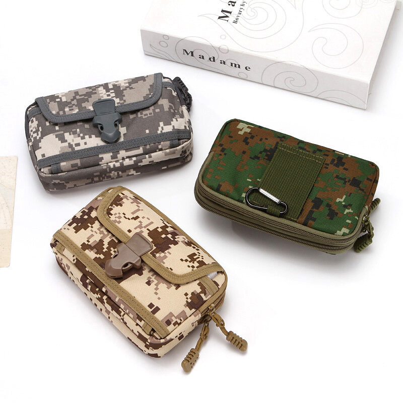 في الهواء الطلق الهاتف المحمول الحقيبة العسكرية جيب صغير التكتيكية مول الحقيبة حزام الخصر حقيبة ل 7 ''الهاتف الصيد السفر التخييم أكياس