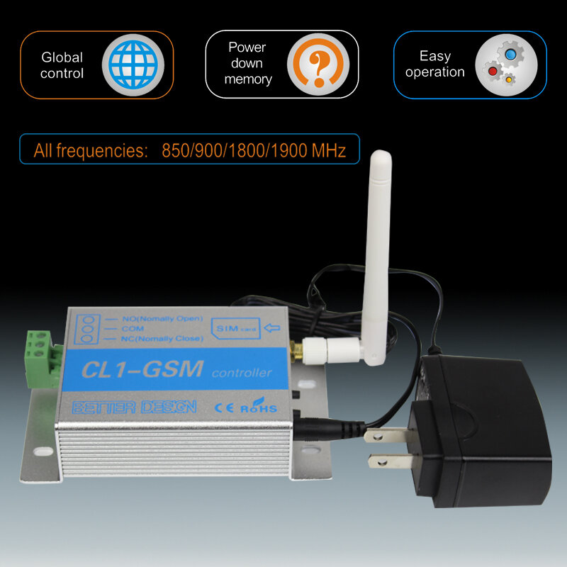 نظام حماية GSM لاسلكي مفتاح بالتحكم عن بعد فتاحة تحكم المحمول جهاز تحكم عن بعد للهاتف التبديل بوابة مصراع باب المرآب وفتحة باب البوابة