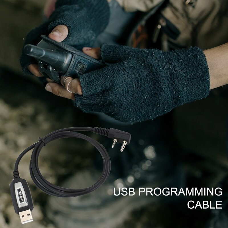 جهاز الإرسال والاستقبال المحمول باليد كابل برمجة USB ، مشغل سلك USB ، Cd Baofeng ، توصيل سريع ، جديد